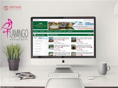 Thiết kế website bất động sản Đại Việt Land