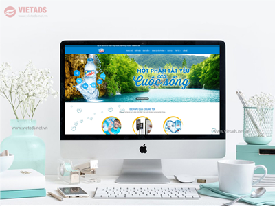 Thiết kế website đại lý nước khoáng Lavie