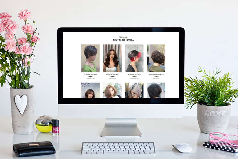 Mẫu website salon tóc đẹp, nổi tiếng tại Hải Phòng