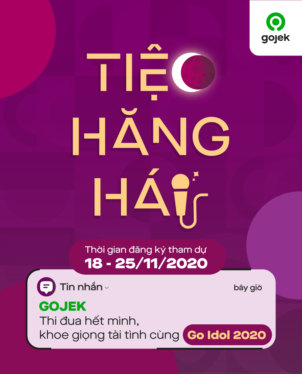  Gojek cũng tham gia cuộc chiến “bắt trend” với bữa Tiệc Hăng Hái cho chương trình Go Idol 2020