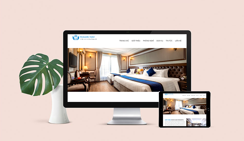 thiết kế website khách sạn cao cấp