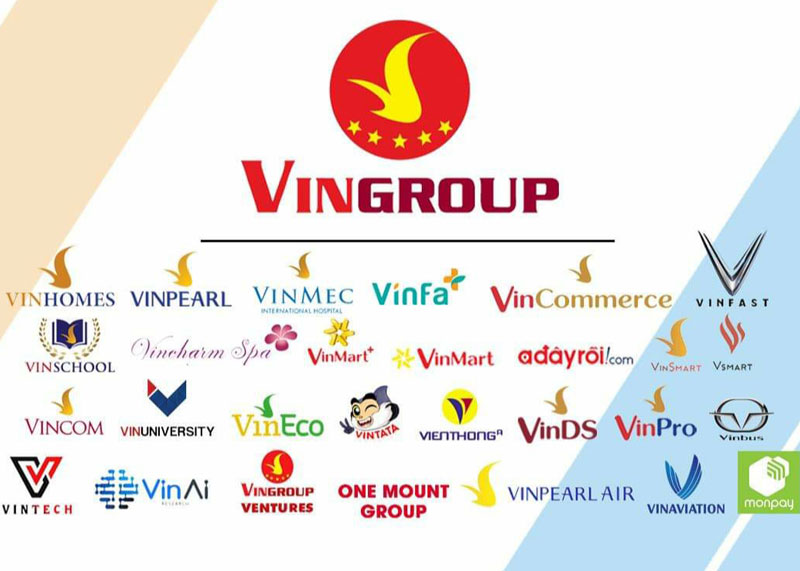 Tập đoàn Vingroup phát triển mạng mẽ trên các thương hiệu chiến lược khác nhau 